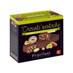 Protifast Chocolate Pistachio Protein Bar with Almonds.