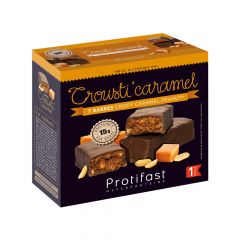 Low Carb Caramel Peanut Protein Bar. 7 Servings