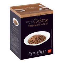 Crème céréales au chocolat riche en protéines.
7 sachets 